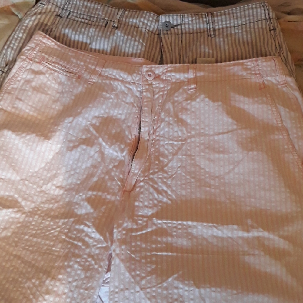 Lot of 2 Men's STRIP Shorts With 11' inches inseam